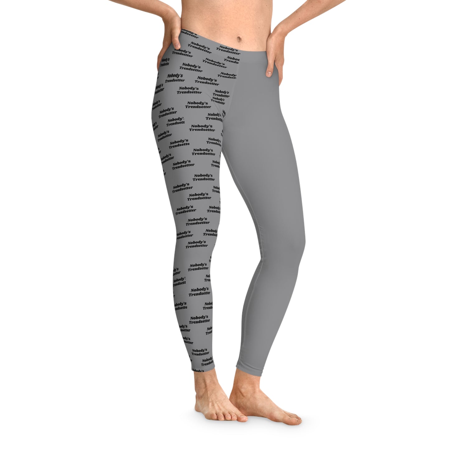 Comfortable Women's Stretchy Leggings with Trendy Print - Perfect for Workouts & Casual Wear