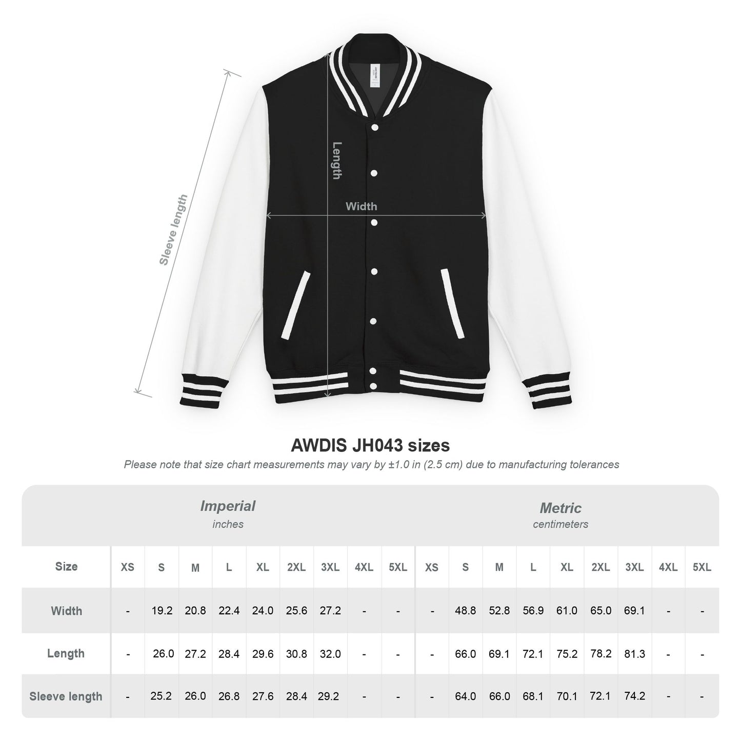 Midnight Matters Unisex Heavyweight Letterman Jacket