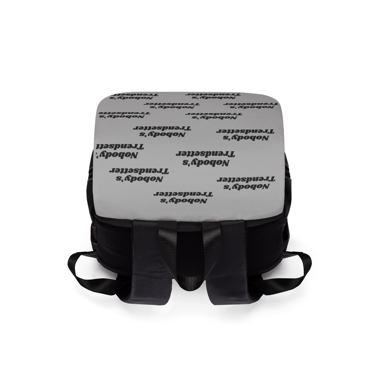 Trendy Unisex Shoulder Backpack - "Nobody's Trendsetter" Design