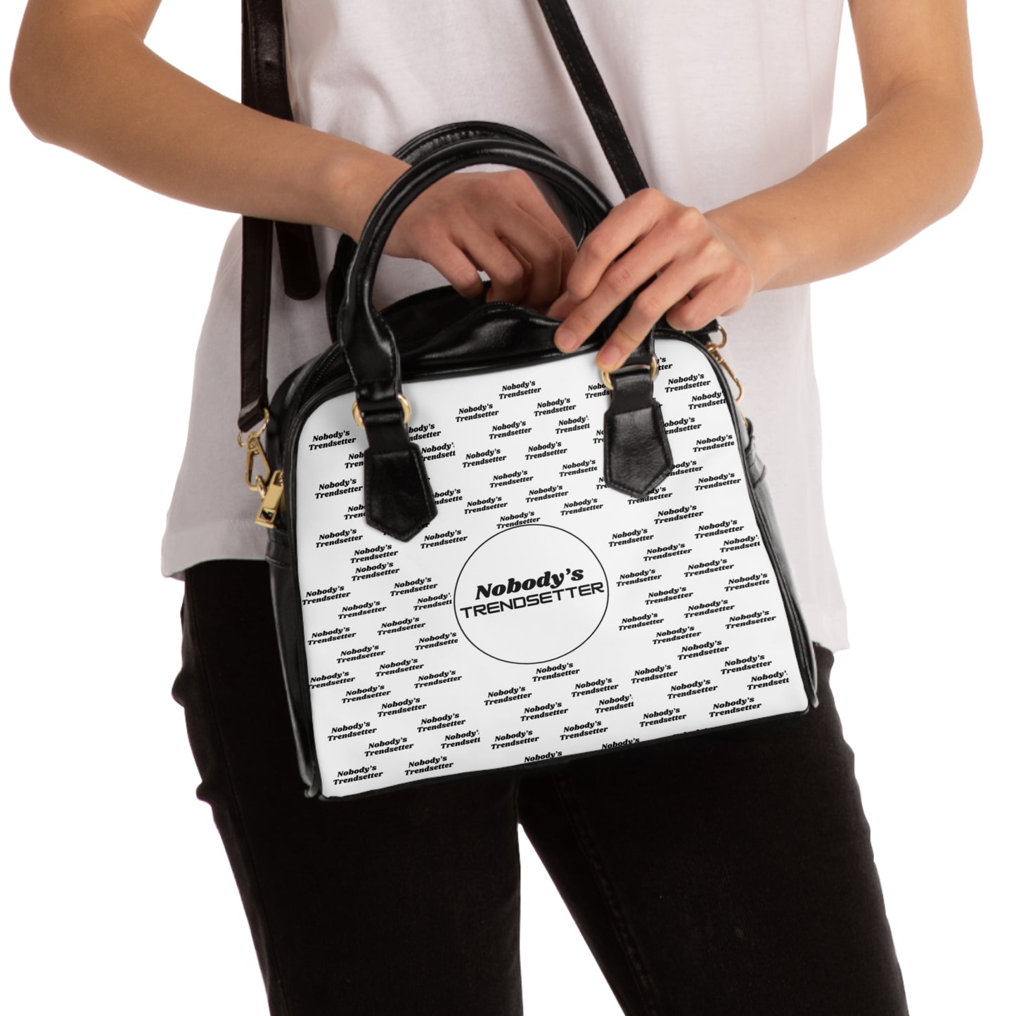 Shoulder Handbag - 'Nobody's Trendsetter' Fashion Tote