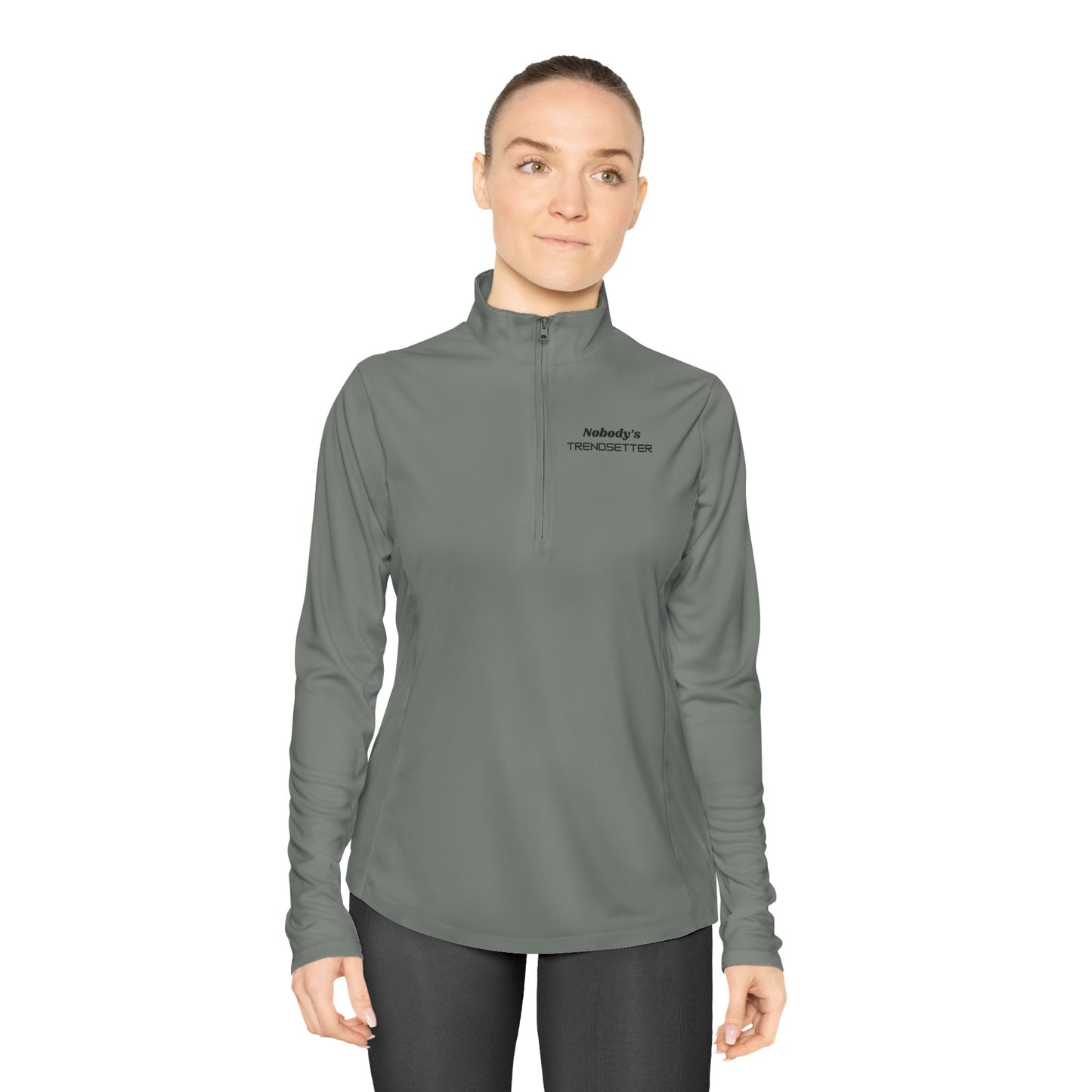 Nobody's Trendsetter Ladies Quarter-Zip Pullover for Everyday Style