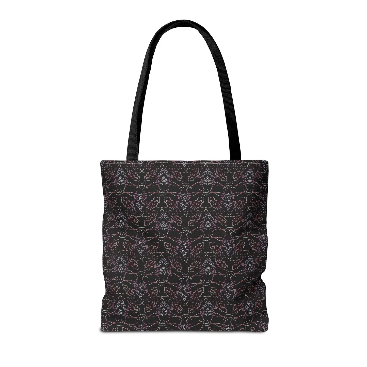 Dark Pattern Tote Bag – All-Over Print Goth Reusable Shopper