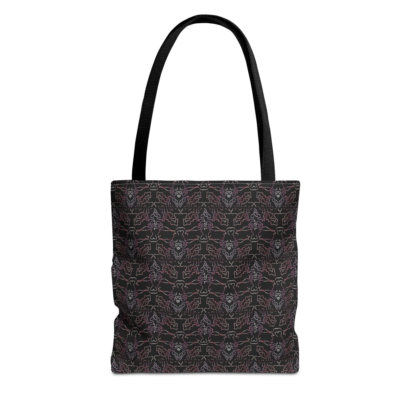 Dark Pattern Tote Bag – All-Over Print Goth Reusable Shopper