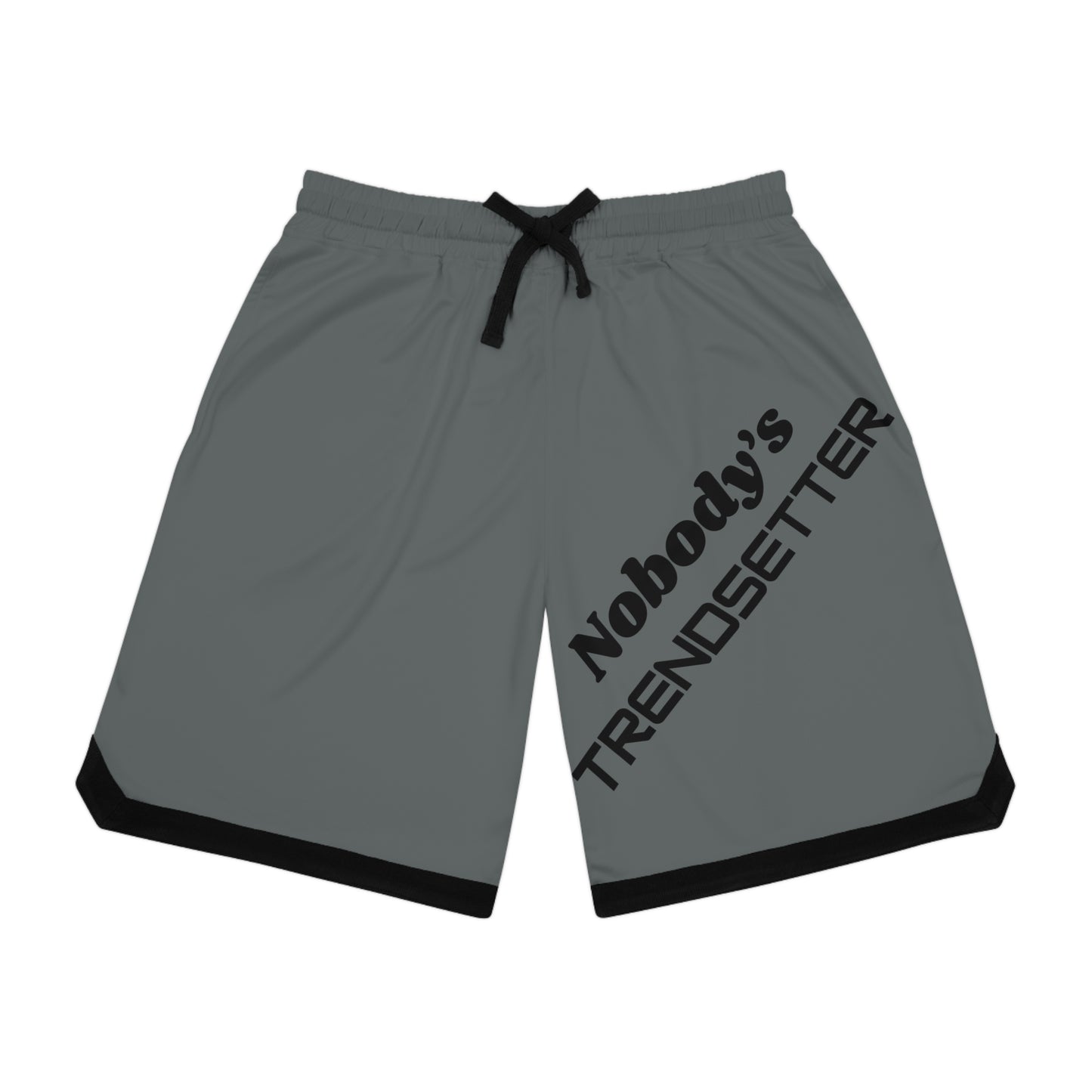 Trendy Men's Basketball Rib Shorts - 'Nobody's Trendsetter' Sportswear