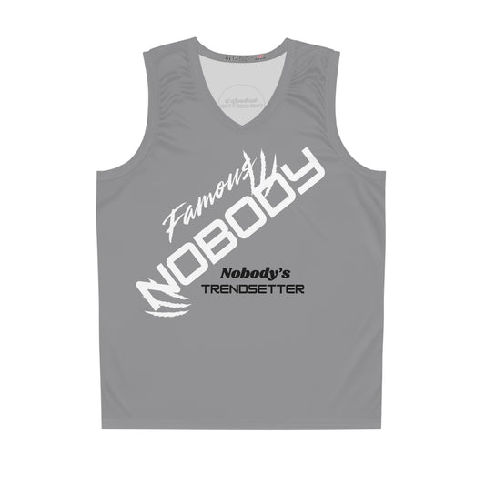 Trendy  Men's Basketball Jersey - "Famous Nobody" Statement Gear