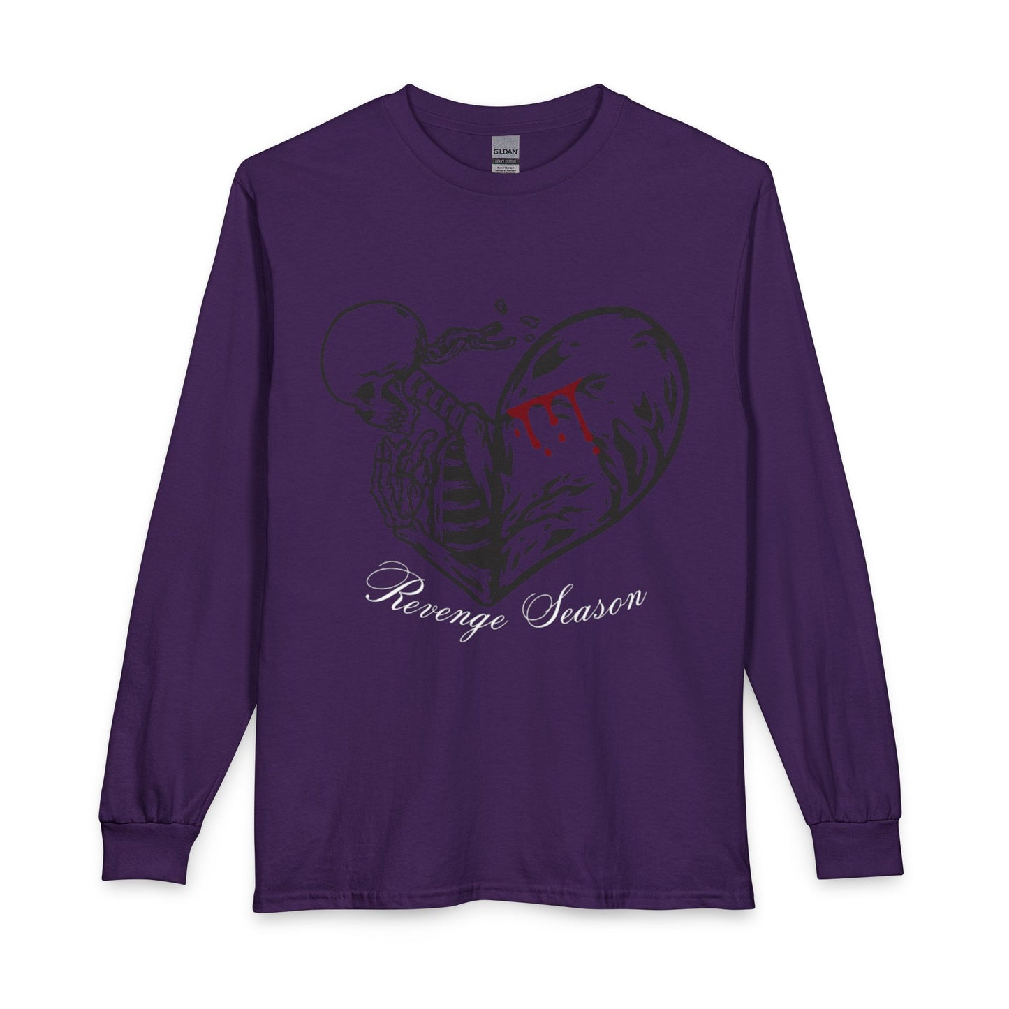 Revenge Season — Love Sick Gothic Heart & Mask Graphic Long Sleeve Tee