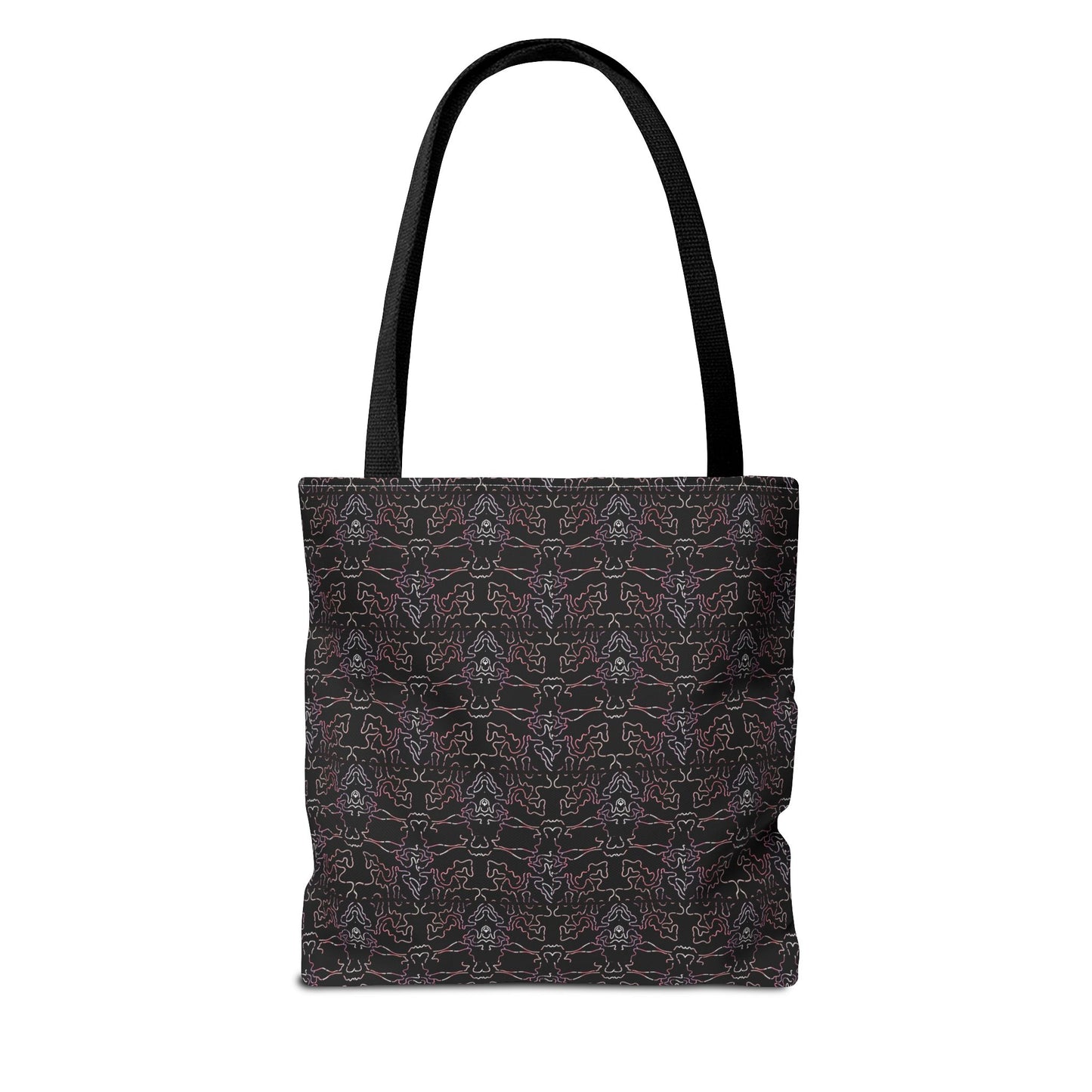 Dark Pattern Tote Bag – All-Over Print Goth Reusable Shopper