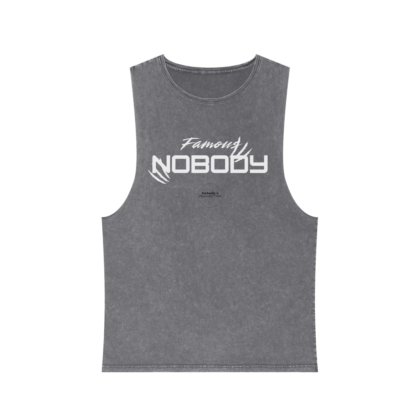 Famous Nobody Men's Stonewash Tank Top - Men's Casual Wear