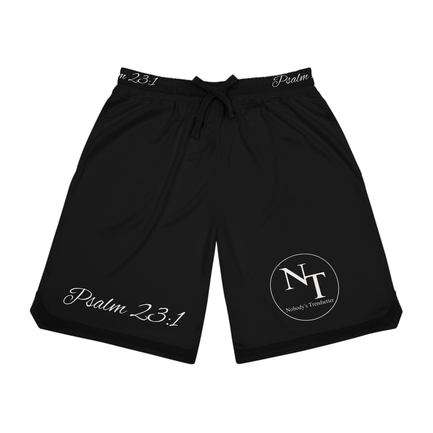 Psalm 23:1 Athletic Basketball Shorts - Comfortable Gym Wear for Sports Enthusiasts