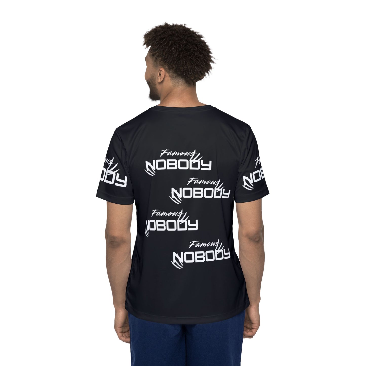 Famous Nobody Men's Sports Jersey | Men’s Athletic Tee for Everyday Wear