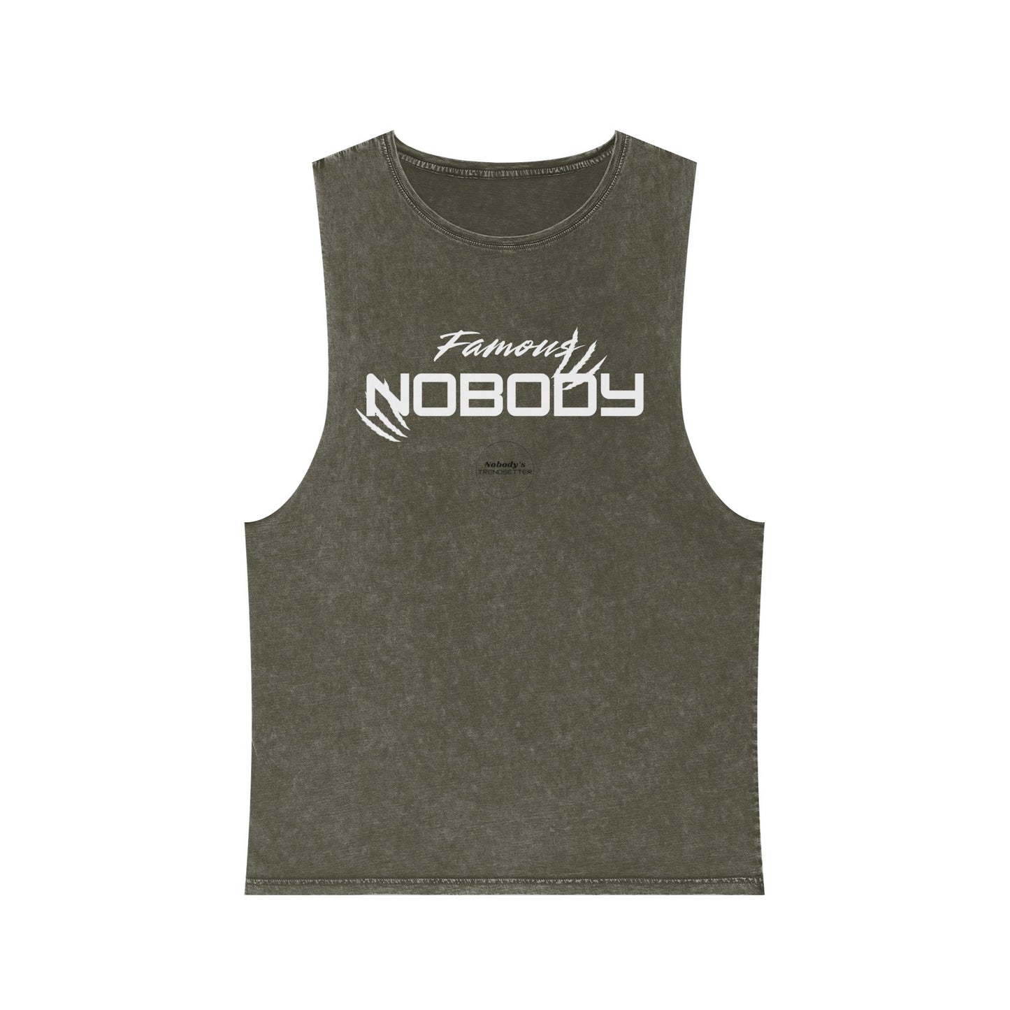 Famous Nobody Men's Stonewash Tank Top - Men's Casual Wear