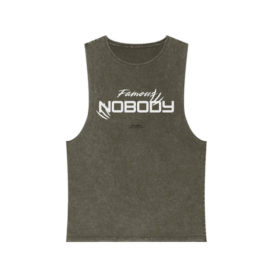 Famous Nobody Men's Stonewash Tank Top - Men's Casual Wear