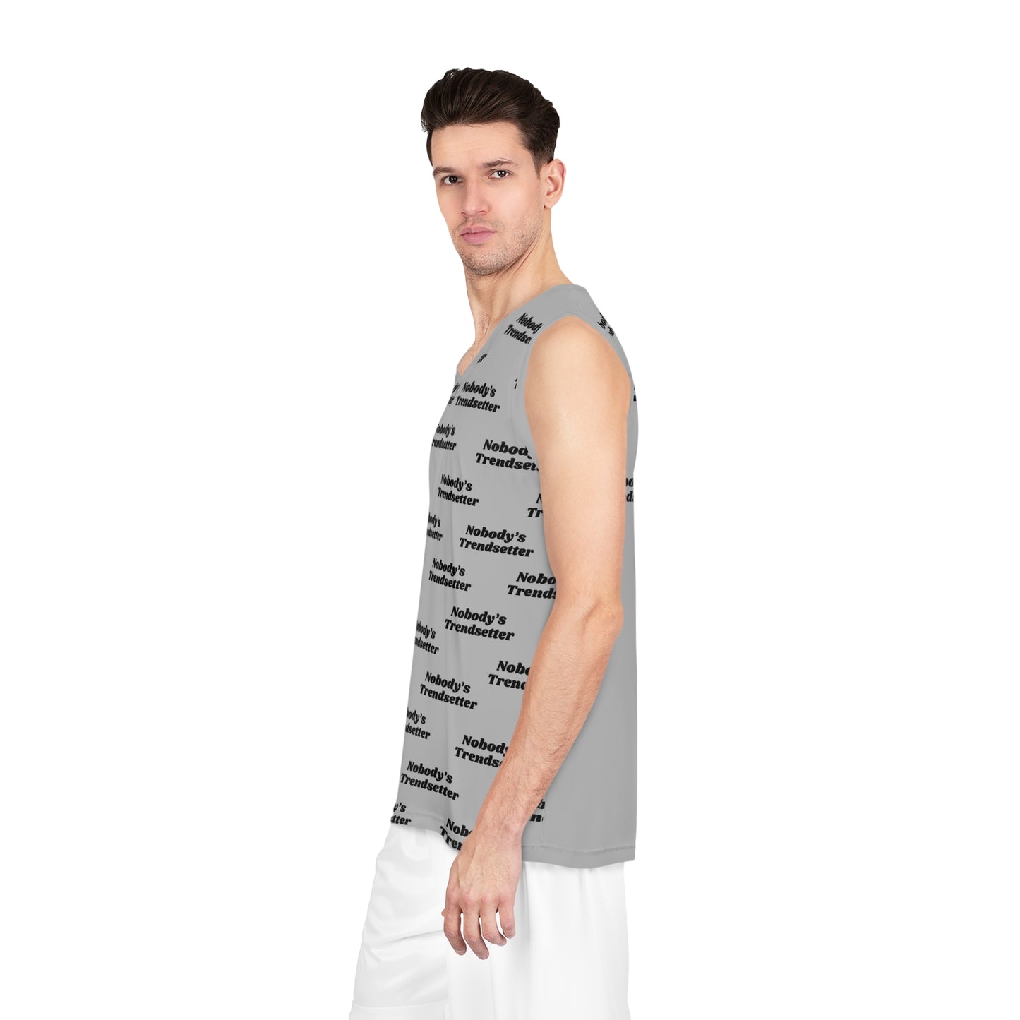Trendy Men's Basketball Jersey - Nobody's Trendsetter Design