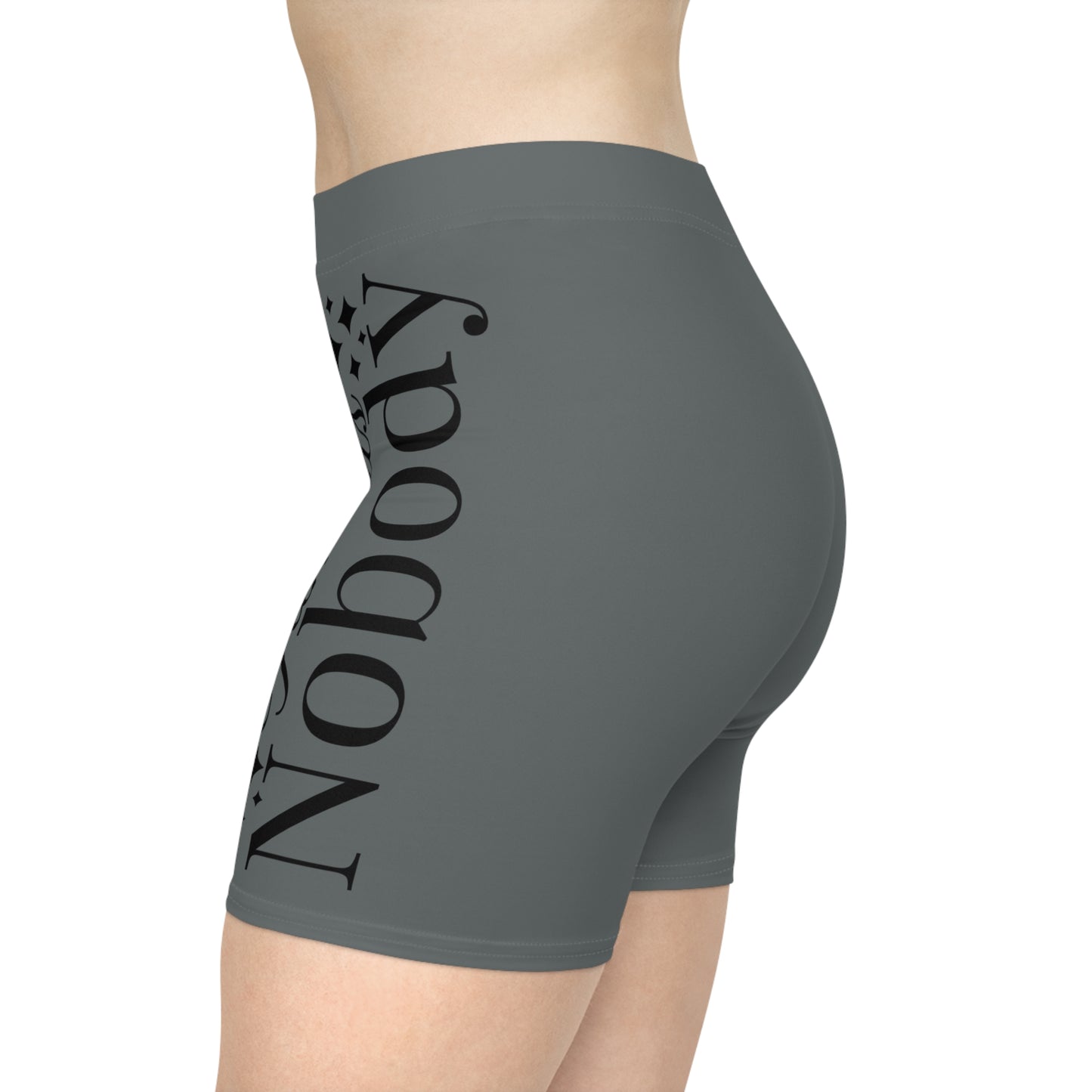 Famous Nobody Women's Biker Shorts - Comfy & Trendy Activewear