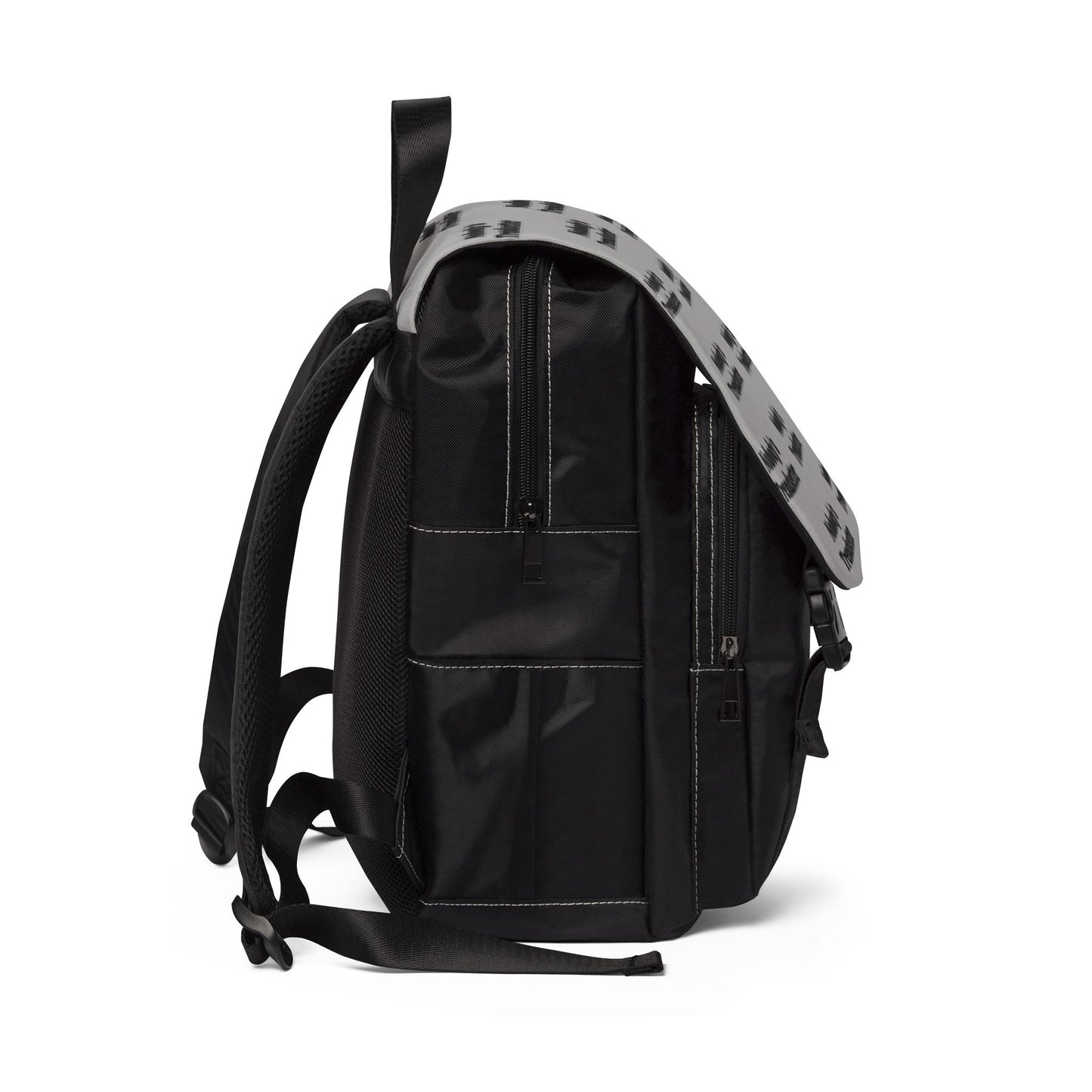 Trendy Unisex Shoulder Backpack - "Nobody's Trendsetter" Design