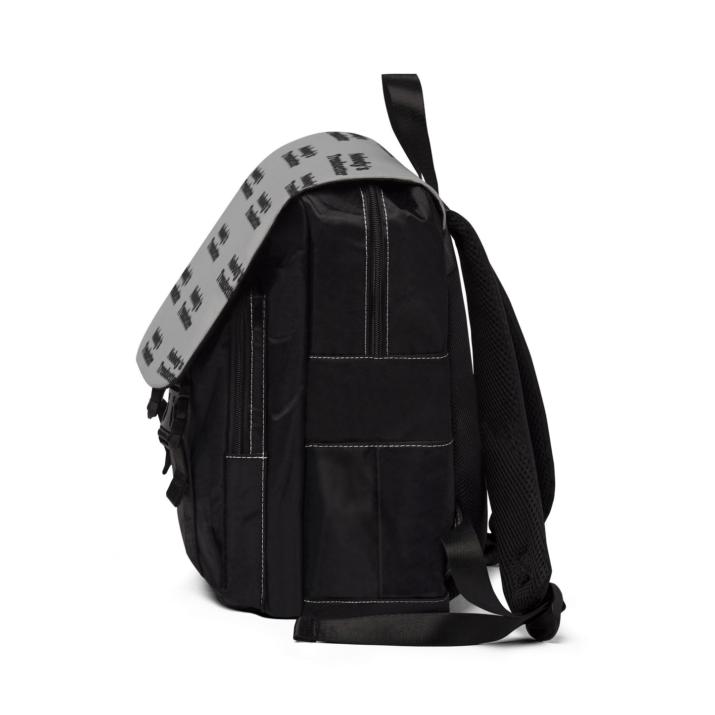 Trendy Unisex Shoulder Backpack - "Nobody's Trendsetter" Design