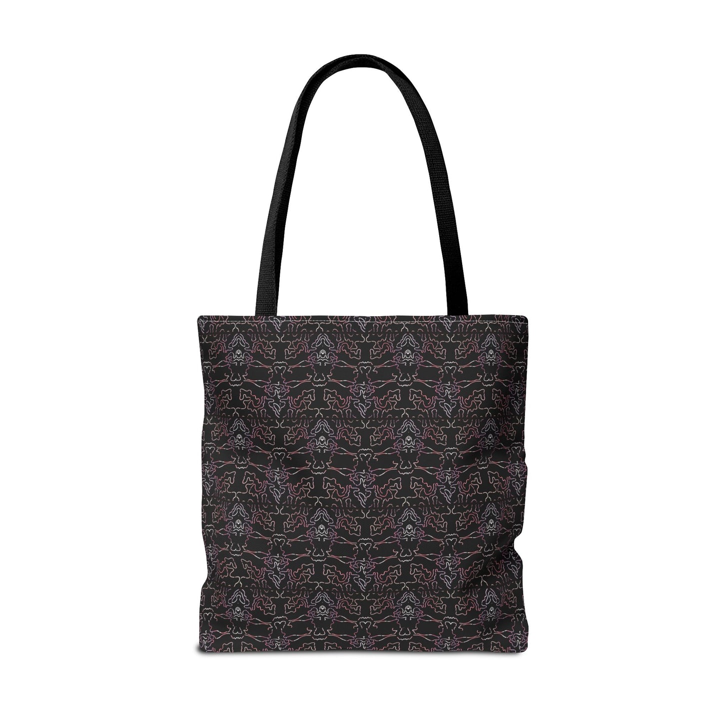 Dark Pattern Tote Bag – All-Over Print Goth Reusable Shopper