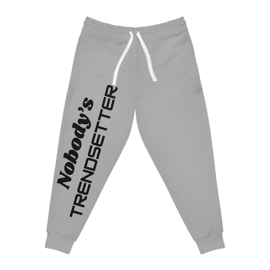 Trendy Men's Athletic Joggers - "Nobody's Trendsetter" | Comfortable Casual Wear, Fitness Pants, Stylish Loungewear, Unique Gift