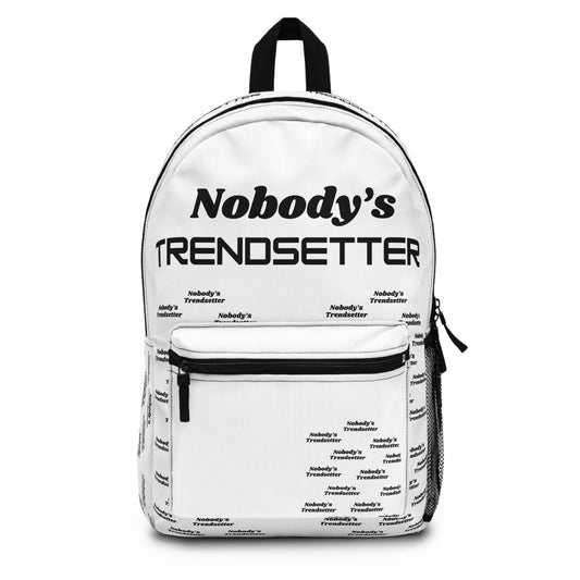 Trendy Backpack for Fashion Enthusiasts - 'Nobody's Trendsetter' Design