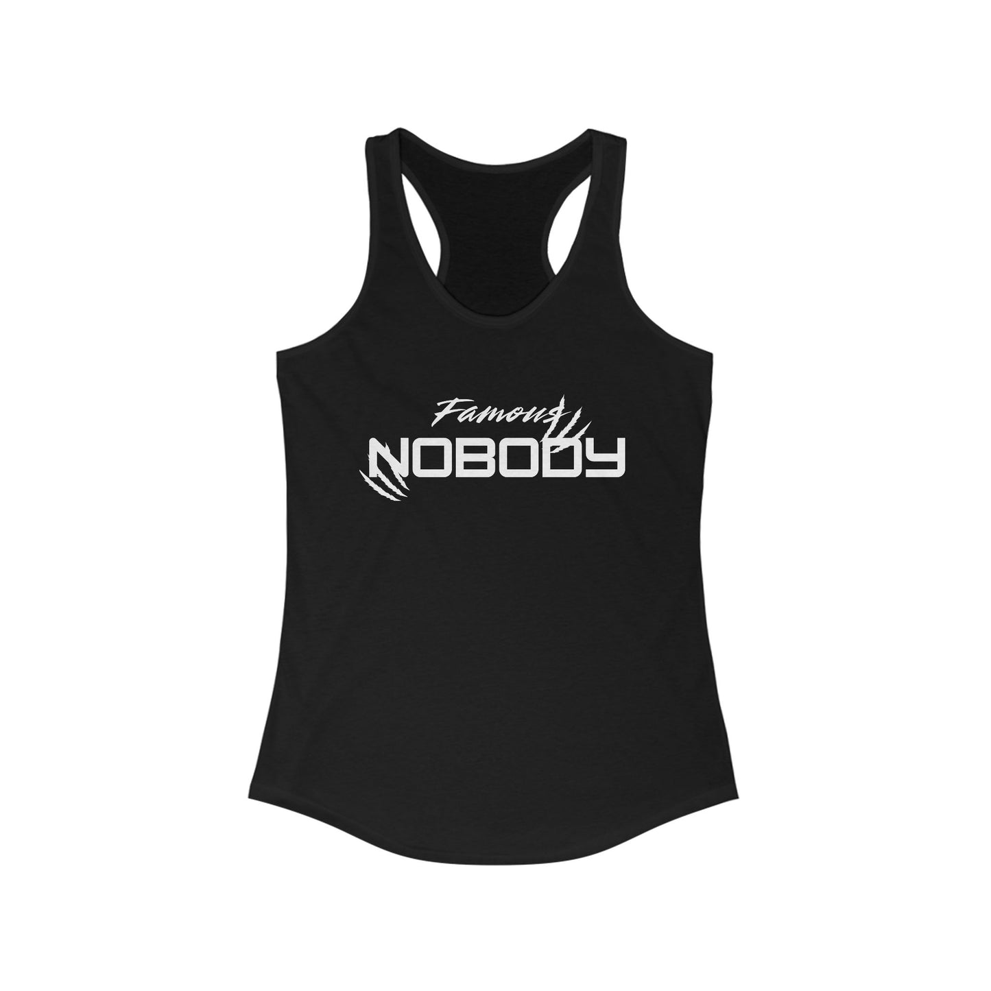 Famous Nobody Racerback Tank | Trendy Women's Workout Top