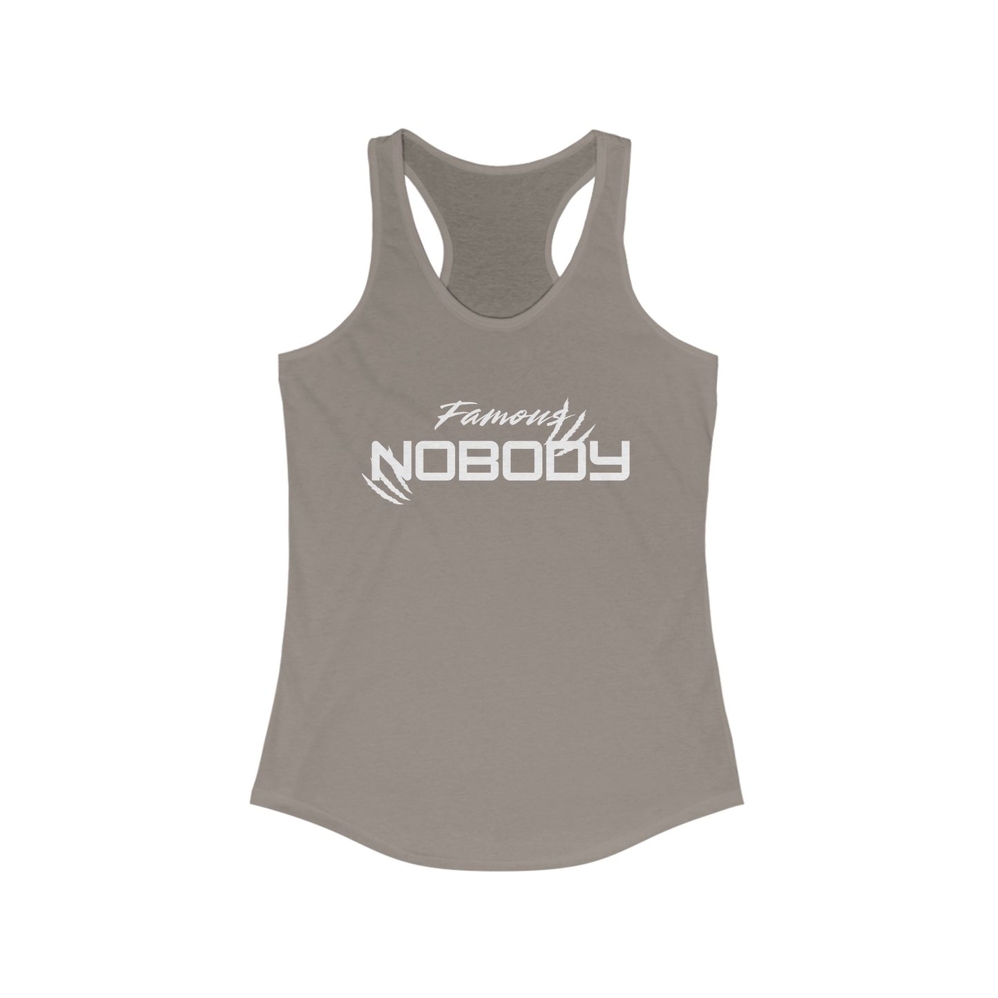 Famous Nobody Racerback Tank | Trendy Women's Workout Top