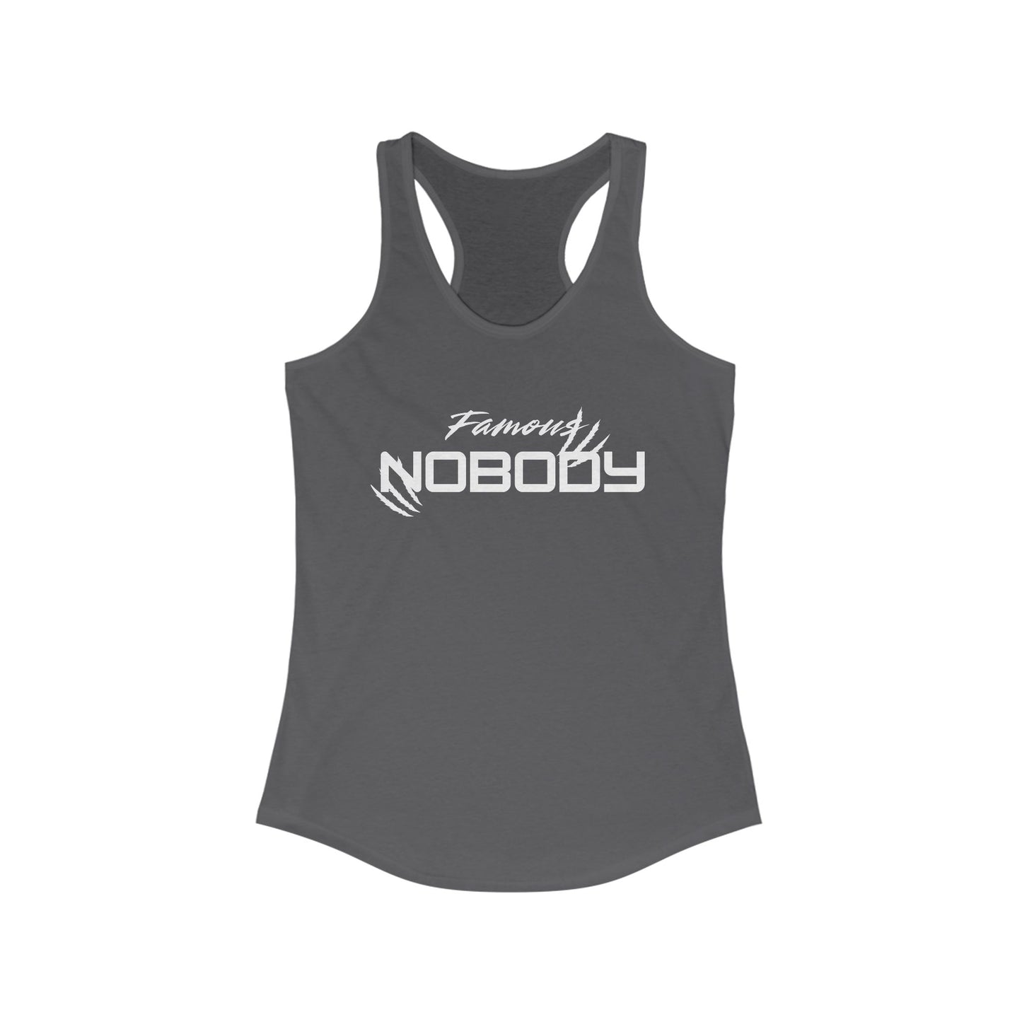 Famous Nobody Racerback Tank | Trendy Women's Workout Top