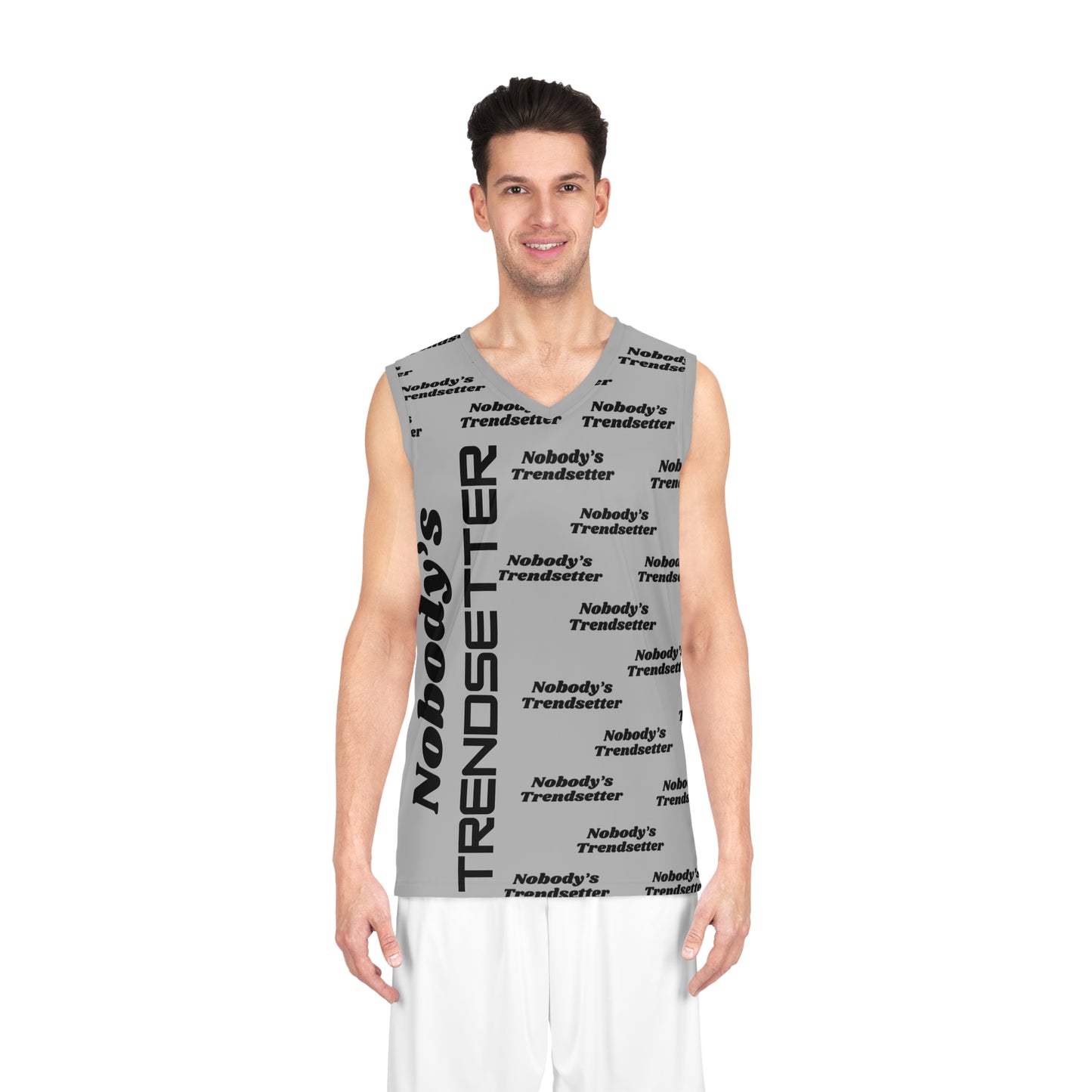 Trendy Men's Basketball Jersey - Nobody's Trendsetter Design