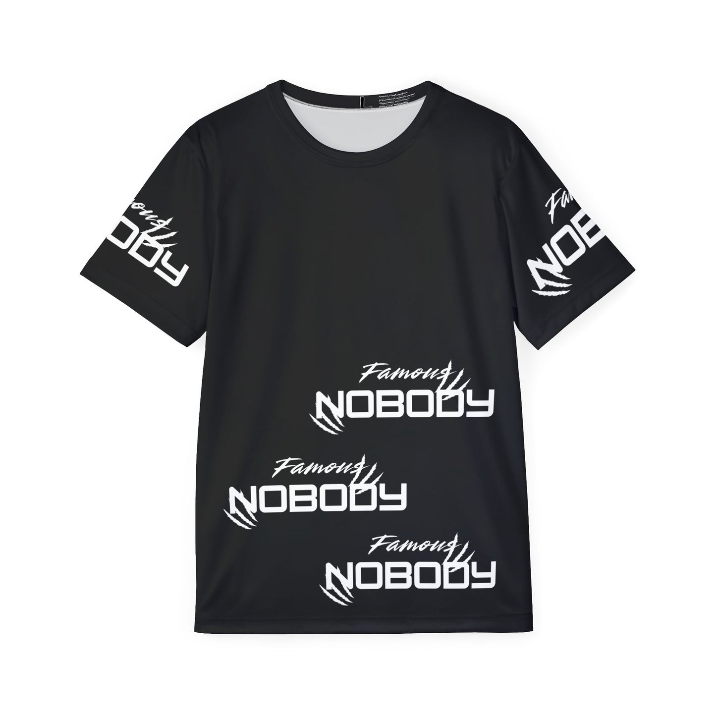 Famous Nobody Men's Sports Jersey | Men’s Athletic Tee for Everyday Wear