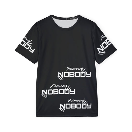 Famous Nobody Men's Sports Jersey | Men’s Athletic Tee for Everyday Wear
