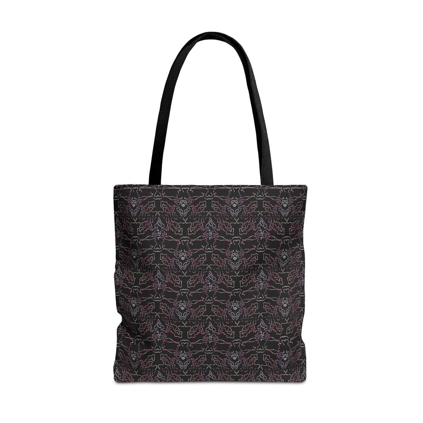 Dark Pattern Tote Bag – All-Over Print Goth Reusable Shopper