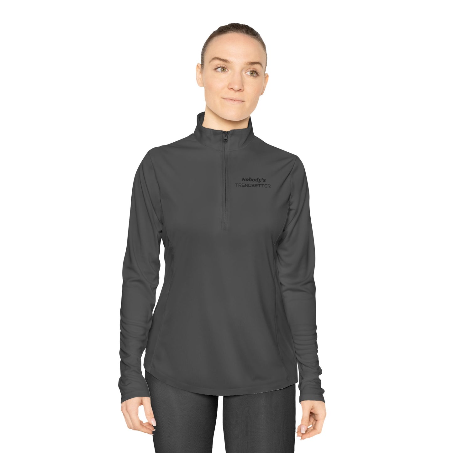 Nobody's Trendsetter Ladies Quarter-Zip Pullover for Everyday Style