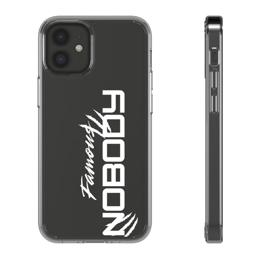 Famous Nobody Clear Phone Case - Sleek & Stylish Protection for Minimalist Aesthetic